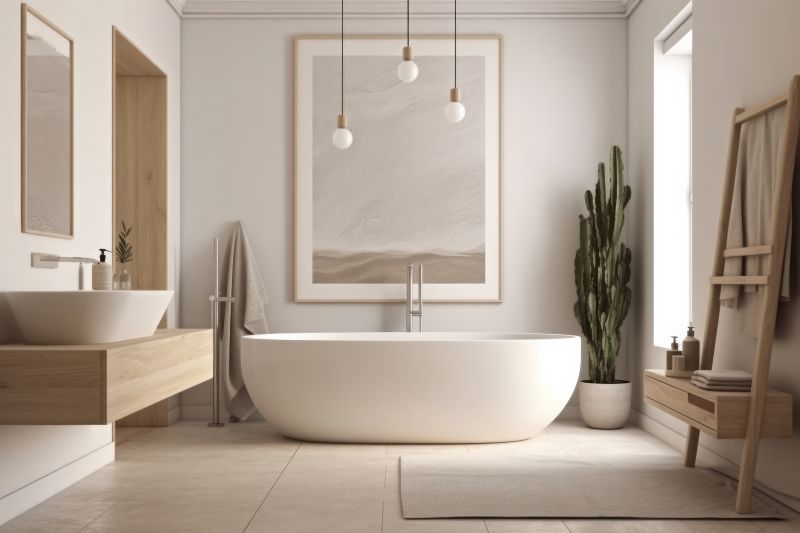 Modern Tub Area